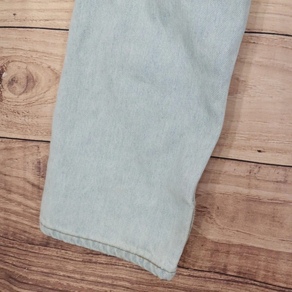 Vintage Levis 501 Jeans Mens 31x32 (33x34) Blue Light Wash Straight Denim USA